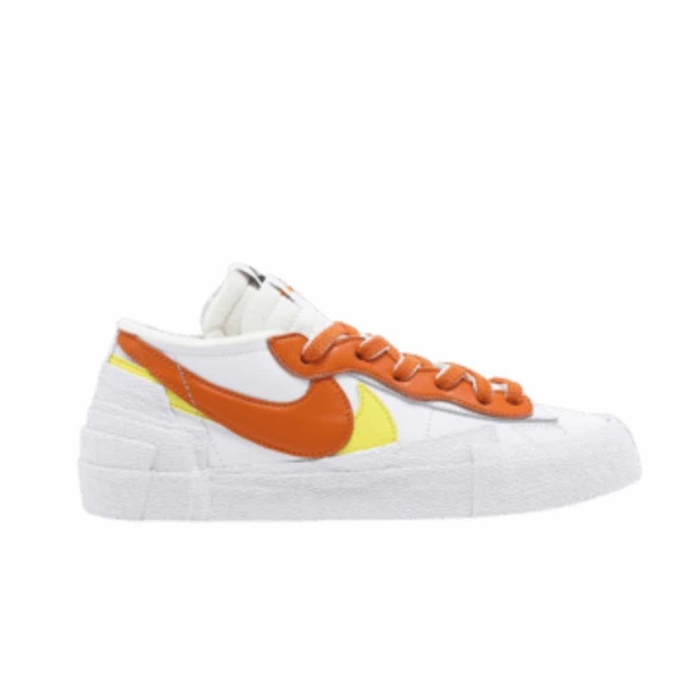 Nike Sacai Blazer Kids' Orange and Yellow